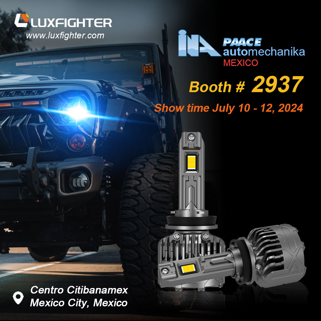 LUXFIGHTER Far cu LED auto 2024 Mexic INA PAACE